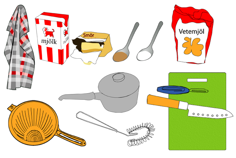 ingredienser till stuvade morötter